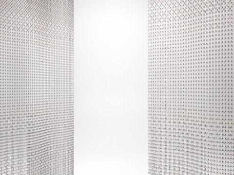 Curtain Kriskadecor Gradient 2 Model 3D