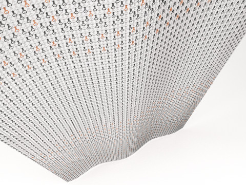 Curtain Kriskadecor Gradient 2 Model 3D