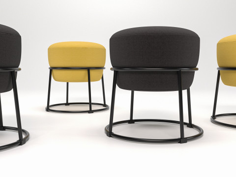 Emmislov Pouffe 3D-Modell