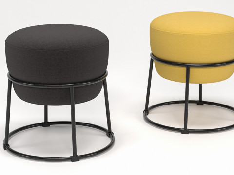 Emmislov Pouffe 3D-Modell