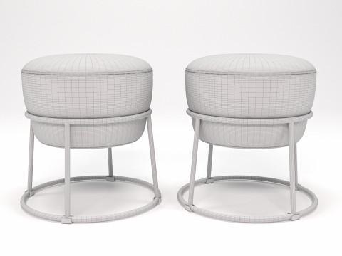 Emmislov Pouffe 3D-Modell