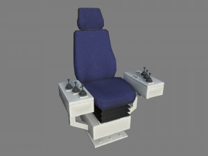 crane operator seat vr ar low-poly low-poly Modelo 3D