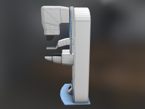 general electric healthcare mammography system vr - ar - low-poly Modelo 3D