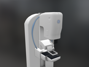 general electric healthcare mammography system vr - ar - low-poly Modelo 3D