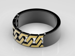 men blog ring 3D Принт Модель