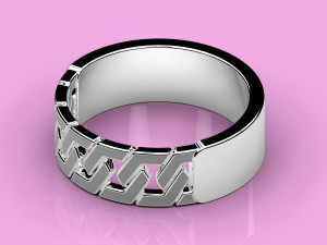 men blog ring 3D Принт Модель