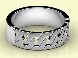 men blog ring 3D Принт Модель