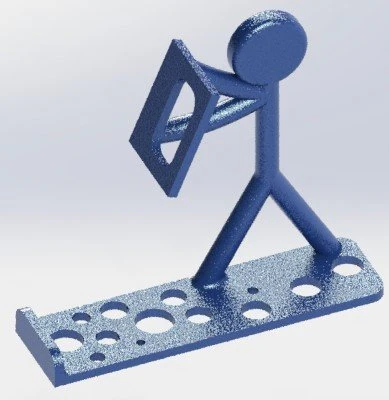 mobile holder 3D Print Model .c4d .max .obj .3ds .fbx .stl .blend