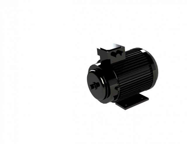 ac motor 3Dプリントモデル .c4d .max .obj .3ds .fbx .stl .blend 