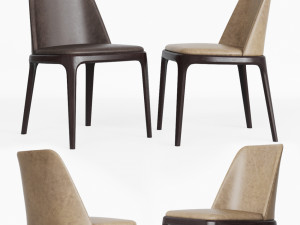 poliform grace dining chair 3D 모델