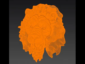lions head 3D Model