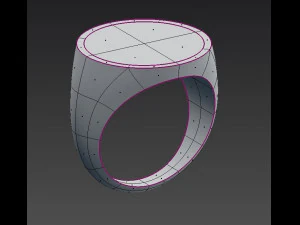 simple ring 3D Print Model