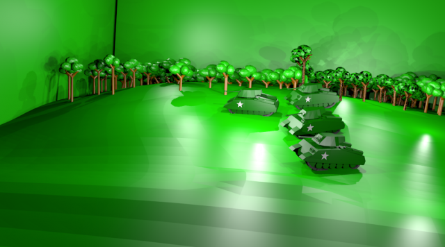 low poly ww2 tanks in tha woods 3D 모델 .c4d .max .obj .3ds .fbx .stl .blend 