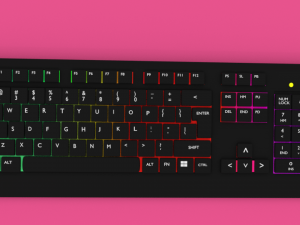 keyboard colorful 3D Model