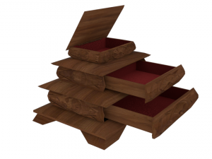 jewelry box Model 3D