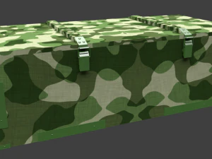 सेना बक्सा 3D मॉडल