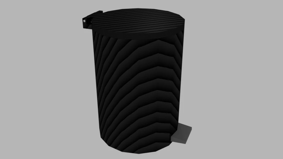 office bin 3D Model .c4d .max .obj .3ds .fbx .stl .blend