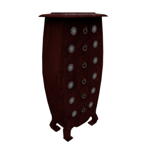 indian box 3D Modell .c4d .max .obj .3ds .fbx .stl .blend 
