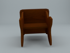 chair 3D मॉडल