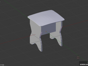 chair 3D मॉडल