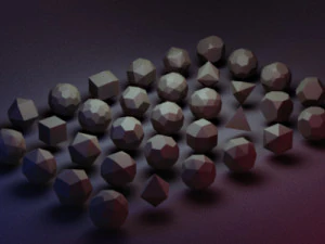 convex polyhedra solids 3D Model