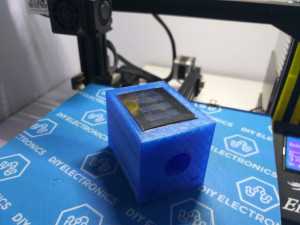 solar rechargeable single led flashing light 3Dモデル