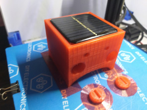 solar rechargeable dummy -twin- led flasher housing 3D Модель