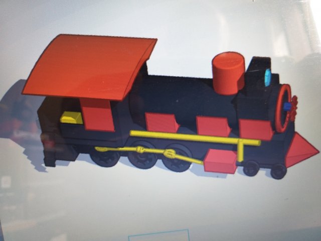 vintage steam locomotive Modelo 3D .c4d .max .obj .3ds .fbx .stl .blend 