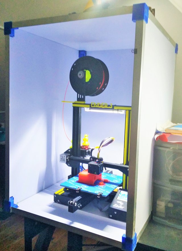 ender 3 enclosure corners Model 3D .c4d .max .obj .3ds .fbx .stl .blend 