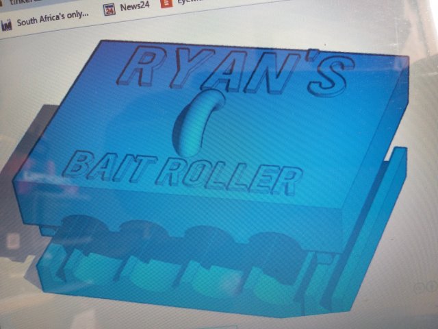 bait roller 3D Model .c4d .max .obj .3ds .fbx .stl .blend 