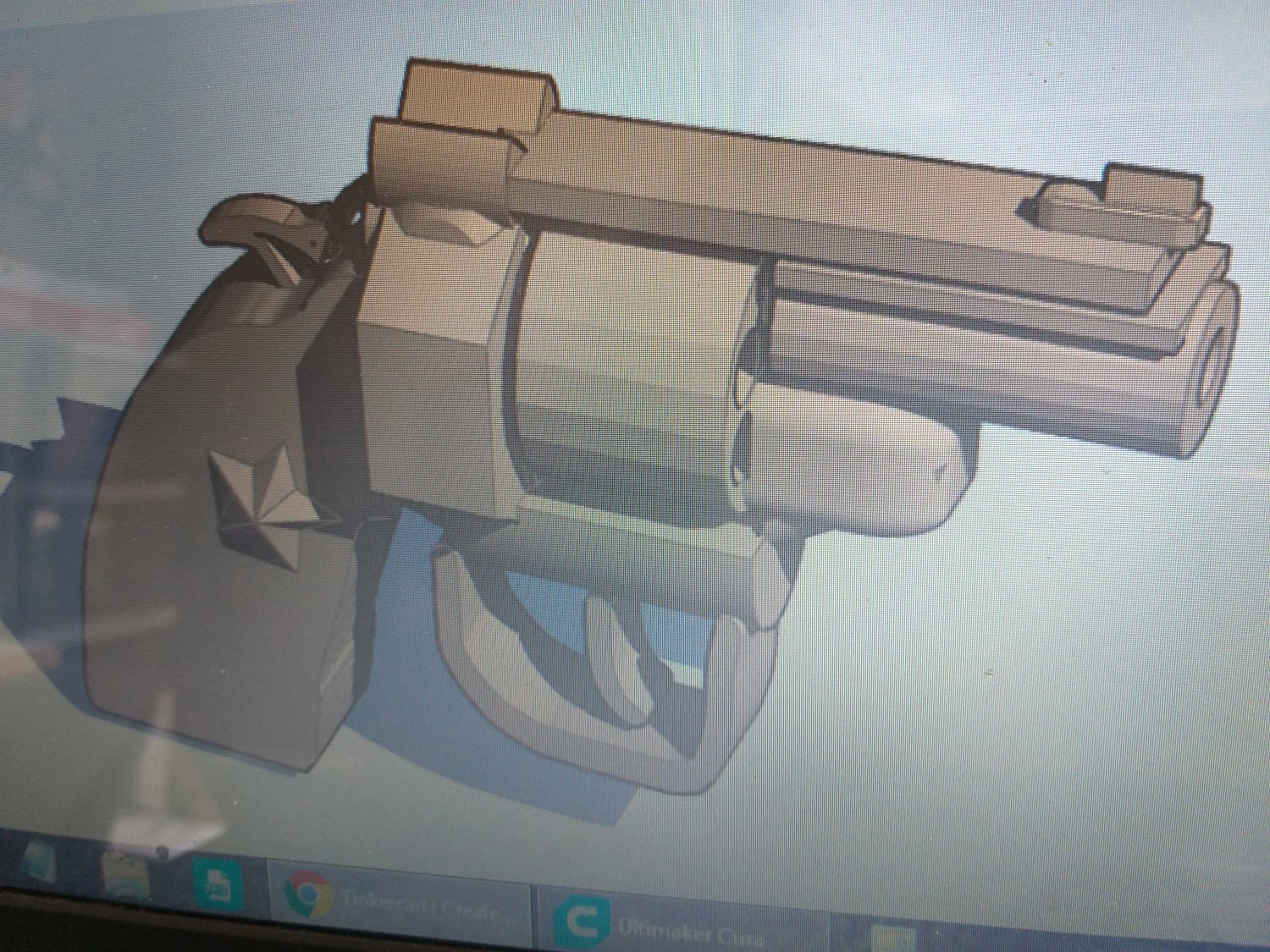 38 special revolver 3D Model .c4d .max .obj .3ds .fbx .stl .blend 