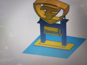 firestone advertising gantry Model 3D
