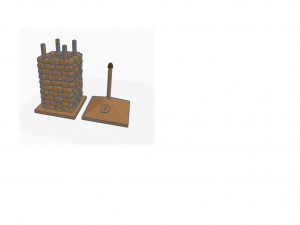 block house 3D 模型