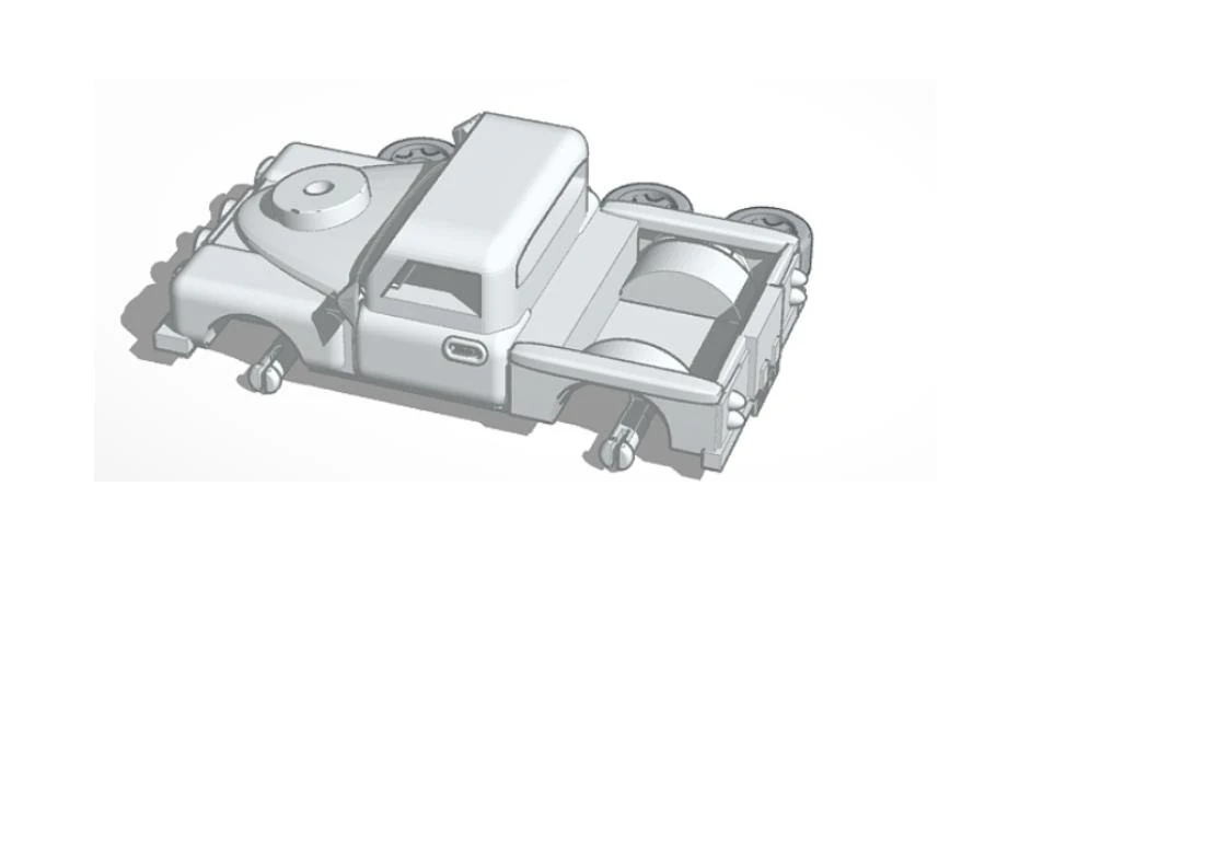 land rover swb cruiser 3D Model .c4d .max .obj .3ds .fbx .stl .blend