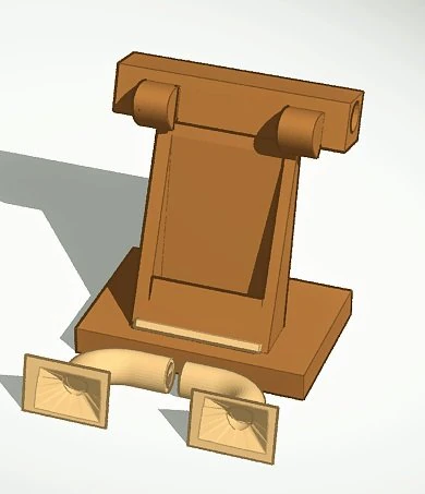 Supporto audio per smartphone Samsung J8 Modello 3D .c4d .max .obj .3ds .fbx .stl .blend 