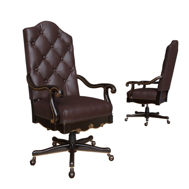 office chair grandover hooker 3D मॉडल .c4d .max .obj .3ds .fbx .stl .blend 