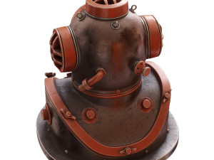 diving helmet Model 3D