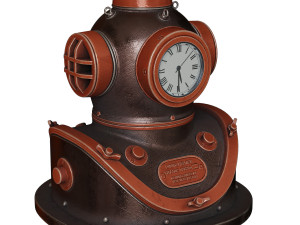 diving helmet Model 3D
