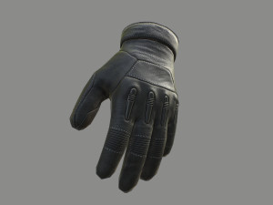 gloves low-poly 3D मॉडल