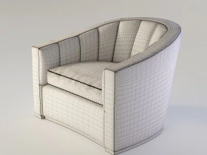 cameron collection lombard chair 3D Model
