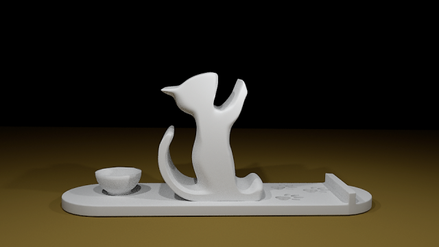 mobile holder 3D प्रिंट मॉडल .c4d .max .obj .3ds .fbx .stl .blend 