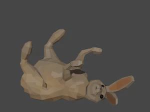 coniglietto con animazioni Modello 3D