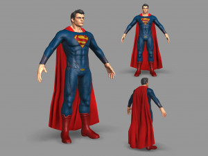 superman 3D Model