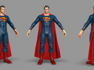 superman 3Dモデル