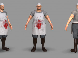 butcher 3D Model