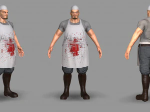 butcher 3D Model