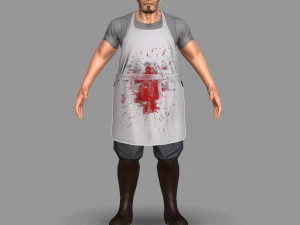 butcher 3D Model