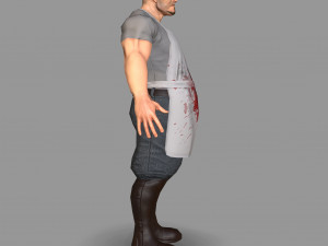butcher Model 3D