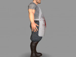 butcher 3D Model