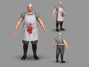 butcher Model 3D